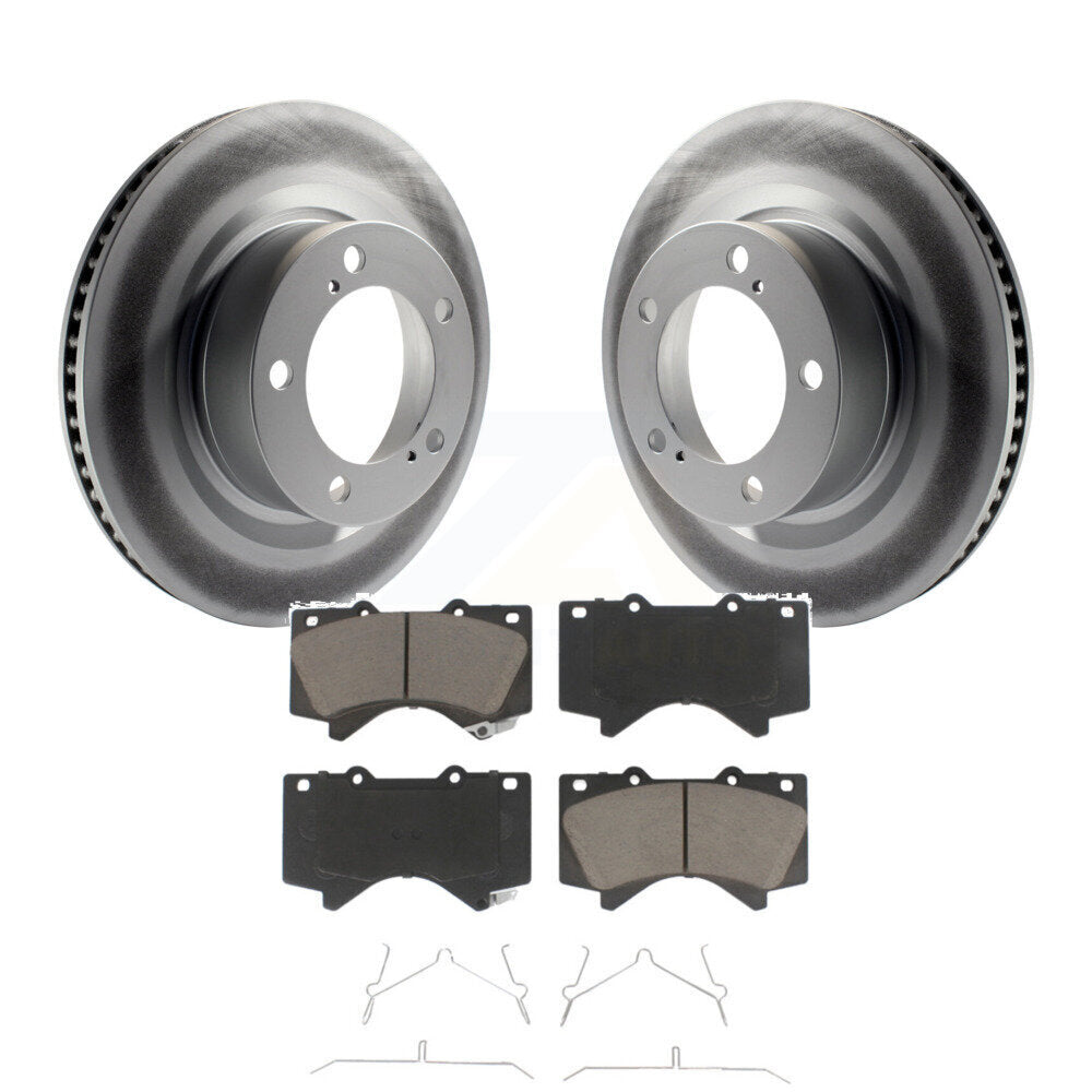 Coated Upgrade Brake Kit For 2011 Toyota Sequoia KGC-101360 Transit Auto