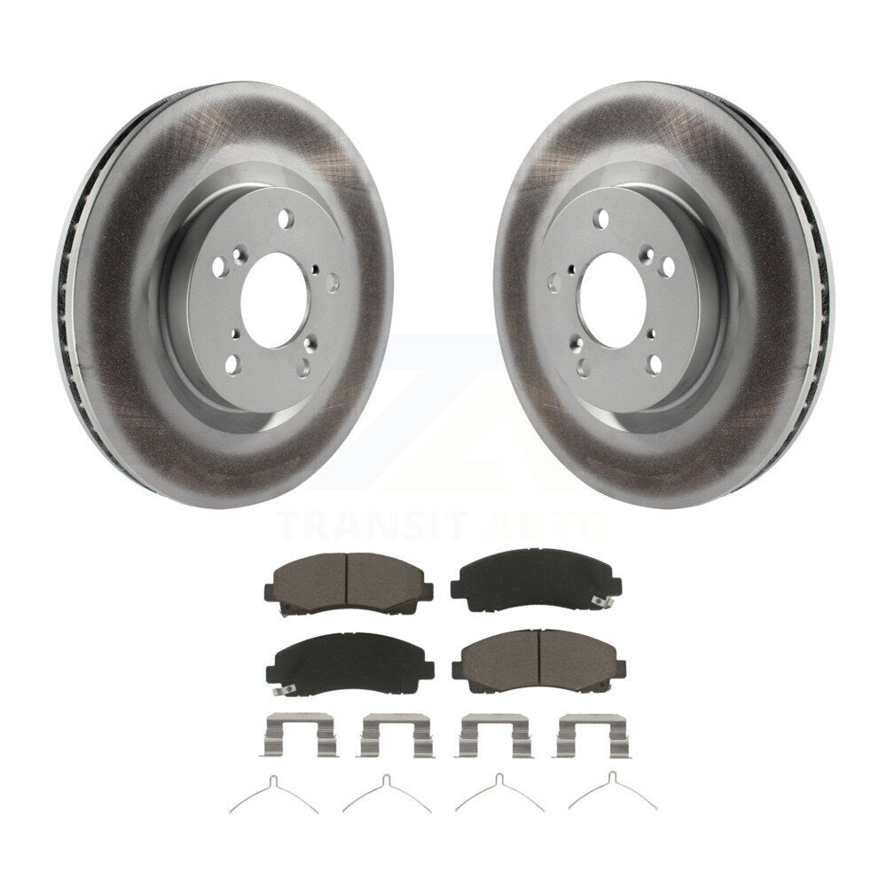 Coated Upgrade Brake Kit For 2012 Acura TL KGC-100817 Transit Auto