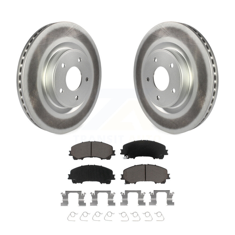 Coated Upgrade Brake Kit For 2014 INFINITI Q50 With Dual Piston Caliper KGC-103635 Transit Auto