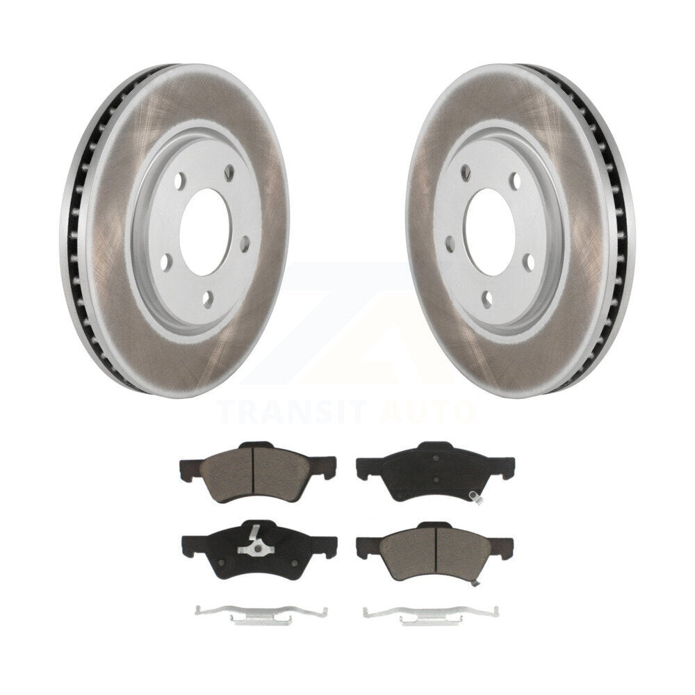 Coated Upgrade Brake Kit For 2005 Dodge Grand Caravan Disc rear brakes KGC-101381 Transit Auto