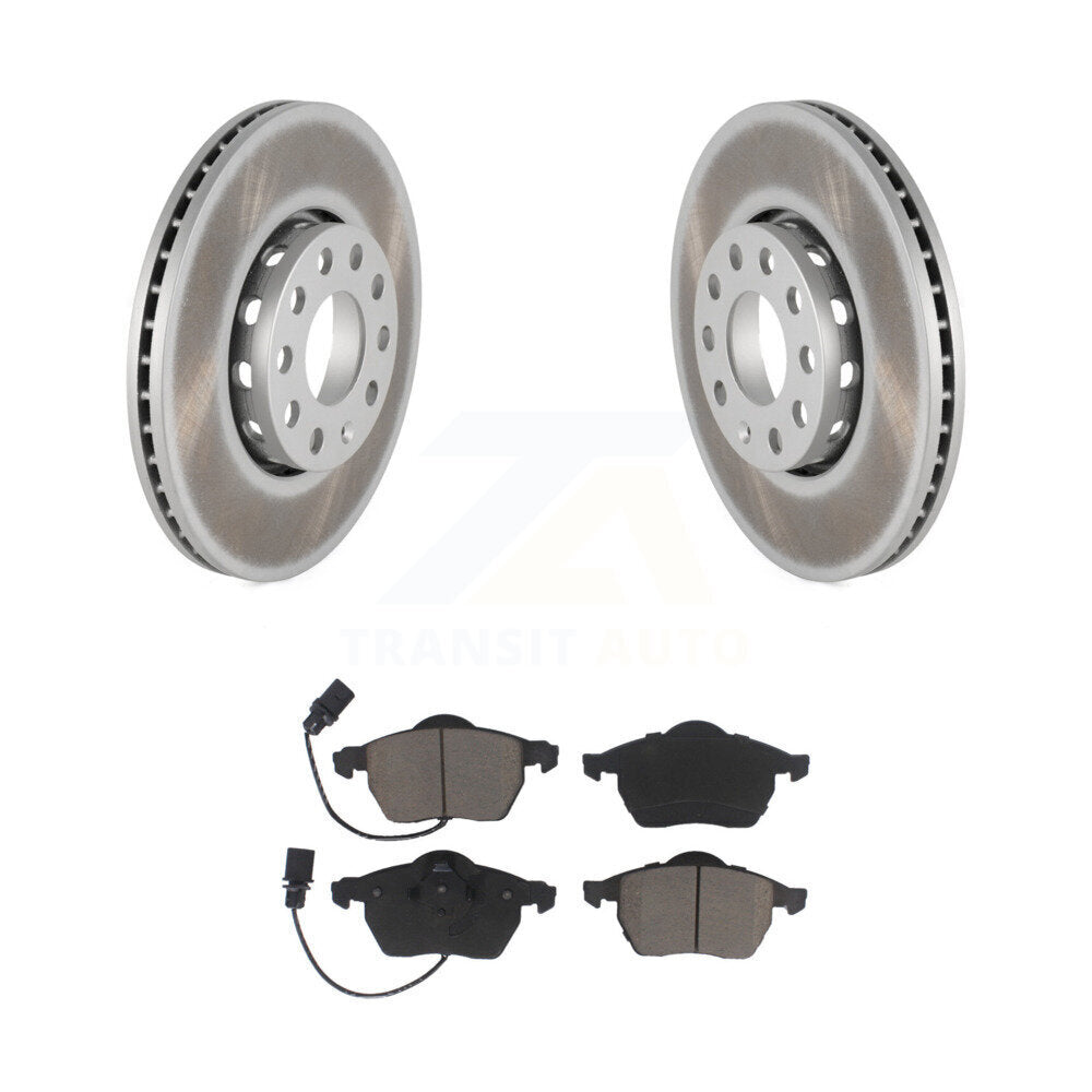 Coated Upgrade Brake Kit For 2004 Volkswagen Passat FWD and with 2.0L/2.8L/1.8L KGC-101303 Transit Auto