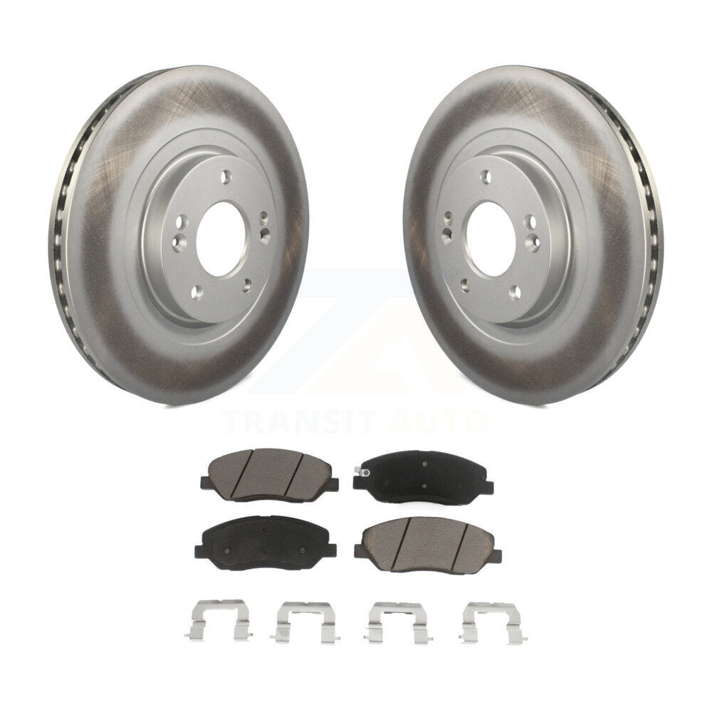 Coated Upgrade Brake Kit For 2015 Hyundai Santa Fe 3.3L KGC-102535 Transit Auto