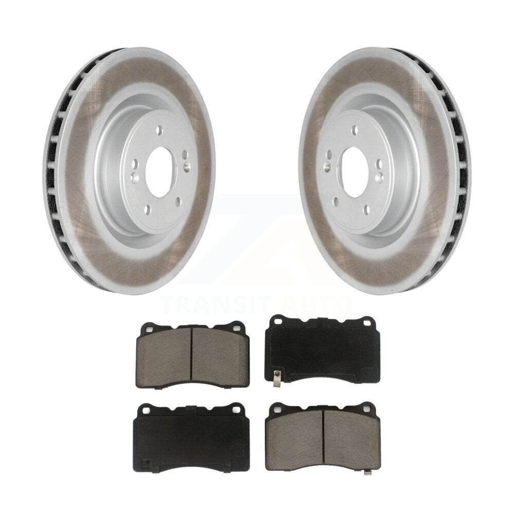 Coated Upgrade Brake Kit For 2016 Hyundai Genesis Coupe 3.8 R-Spec/3.8 Ultimate KGC-100842 Transit Auto