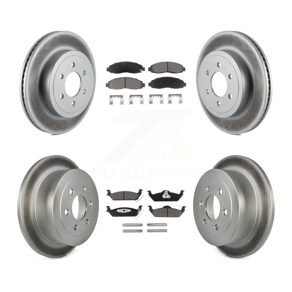 Coated Upgrade Brake Kit For 2004 Dodge Dakota KGC-100600 Transit Auto