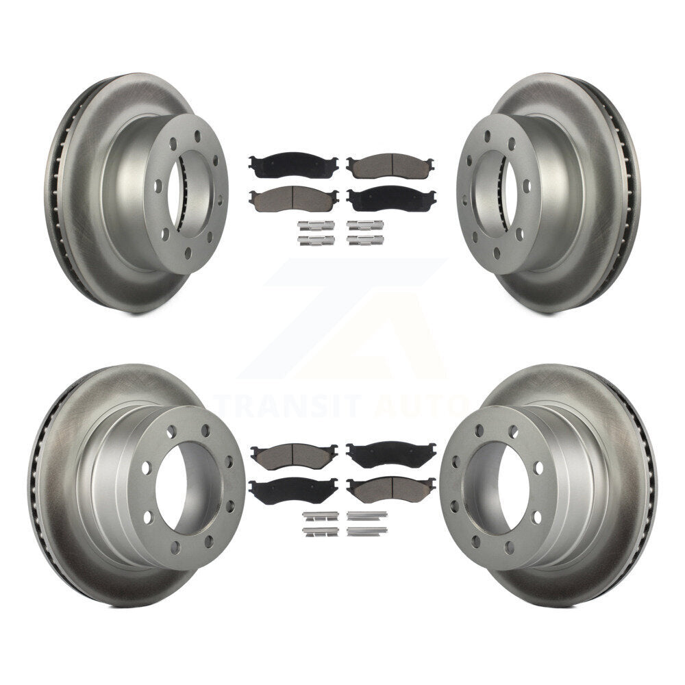 Coated Upgrade Brake Kit For 2004 Dodge Ram 2500 KGC-100635 Transit Auto