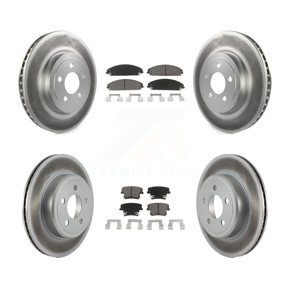 Coated Upgrade Brake Kit For 2006 Chrysler 300 5.7L KGC-100638 Transit Auto