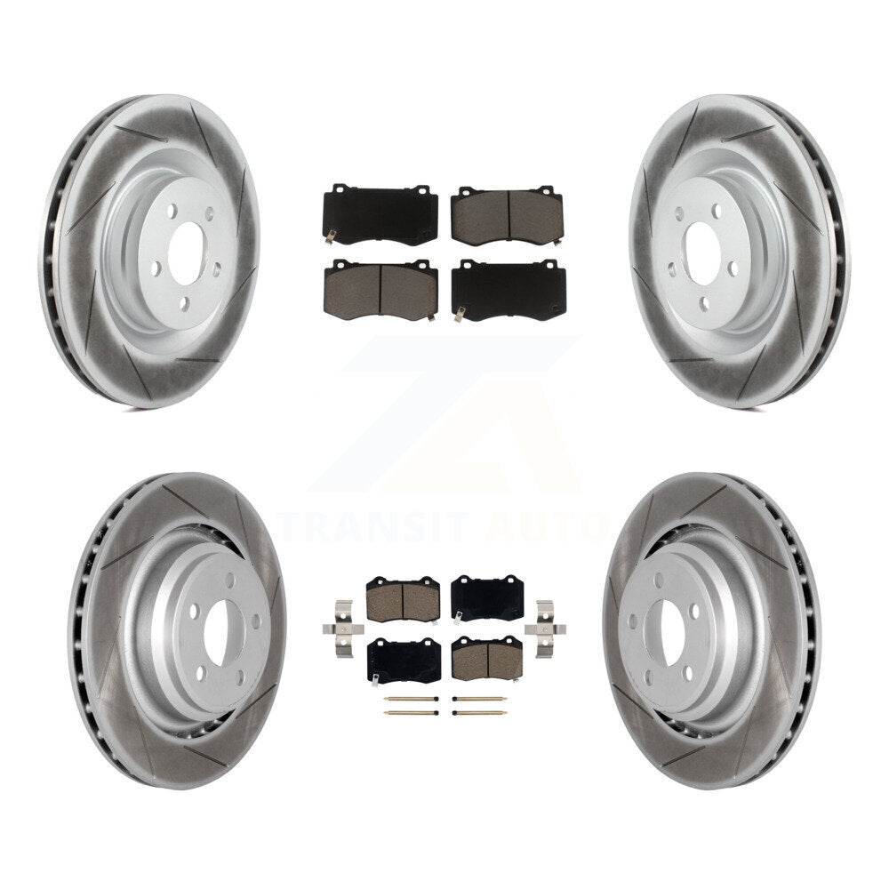 Coated Upgrade Brake Kit For 2005 Chrysler 300 6.1L KGC-100641 Transit Auto