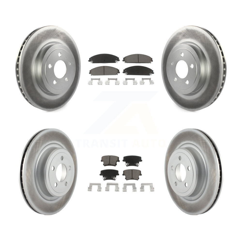 Coated Upgrade Brake Kit For 2012 Dodge Charger 5.7L. With Police Package KGC-100649 Transit Auto