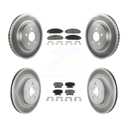 Coated Upgrade Brake Kit For 2006 Dodge Charger 5.7L/3.5L. With Police Package KGC-100649 Transit Auto