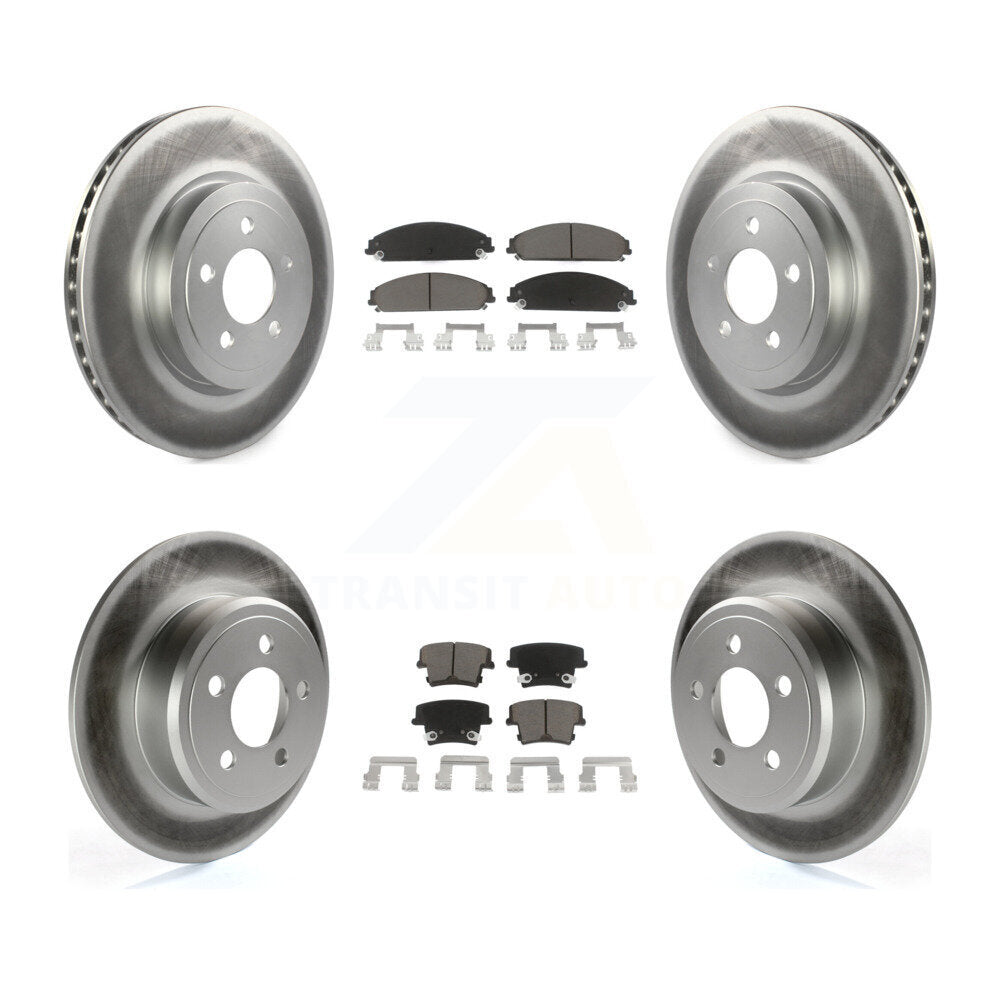 Coated Upgrade Brake Kit For 2006 Chrysler 300 AWD and with 3.5L KGC-100651 Transit Auto
