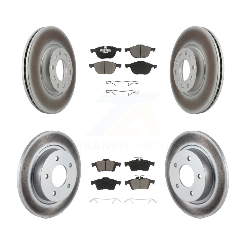 Coated Upgrade Brake Kit For 2005 Mazda 3 2.3L KGC-100656 Transit Auto