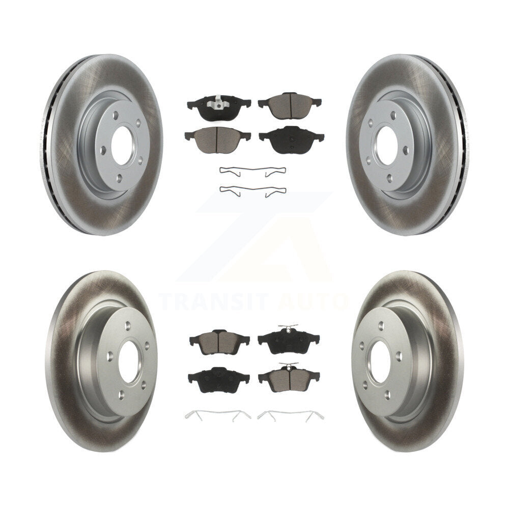 Coated Upgrade Brake Kit For 2005 Volvo S40 With 300mm Diameter Front Rotor KGC-100659 Transit Auto