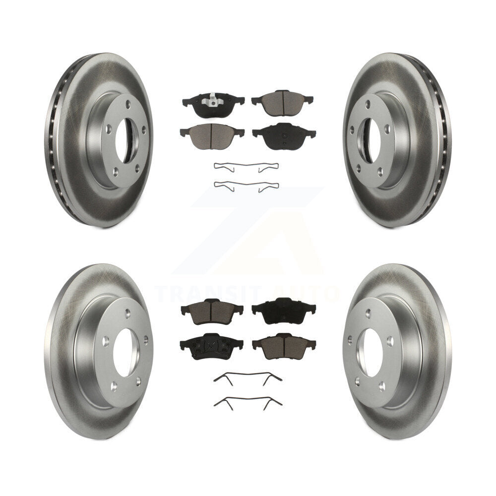 Coated Upgrade Brake Kit For 2004 Mazda 3 2.0L KGC-100670 Transit Auto