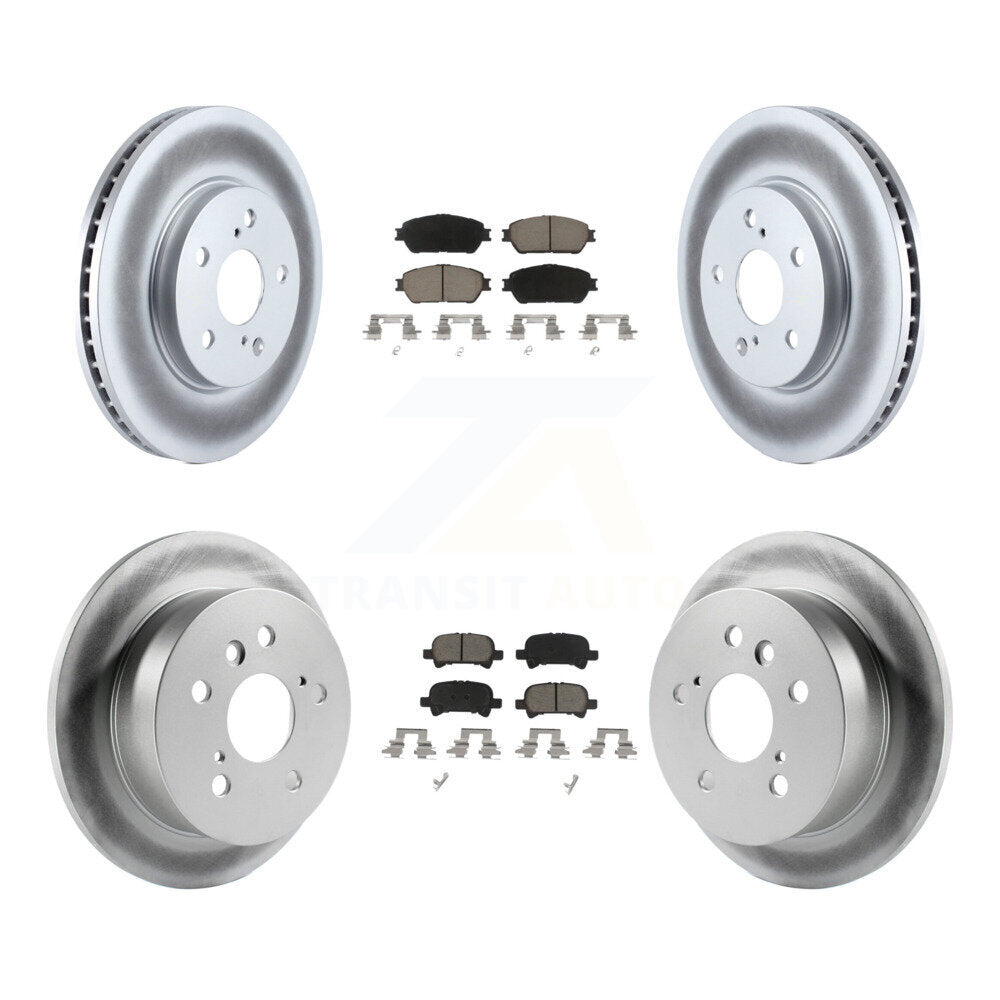 Coated Upgrade Brake Kit For 2004 Toyota Solara KGC-100676 Transit Auto