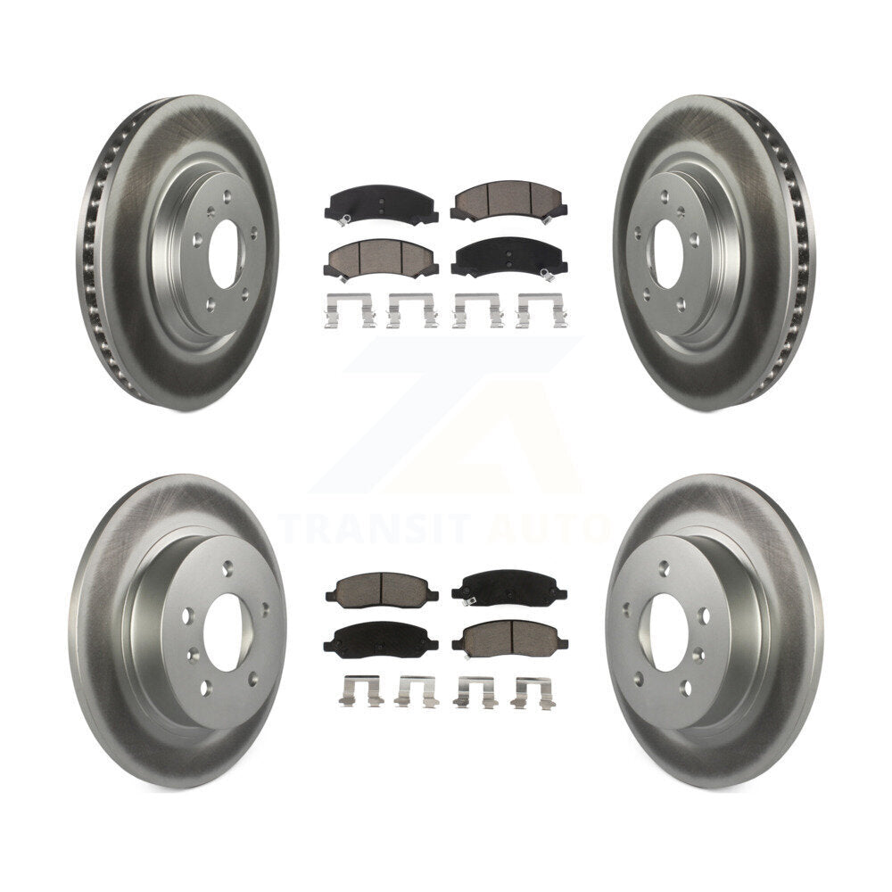 Coated Upgrade Brake Kit For 2006 Buick Lucerne 4.6L KGC-100689 Transit Auto