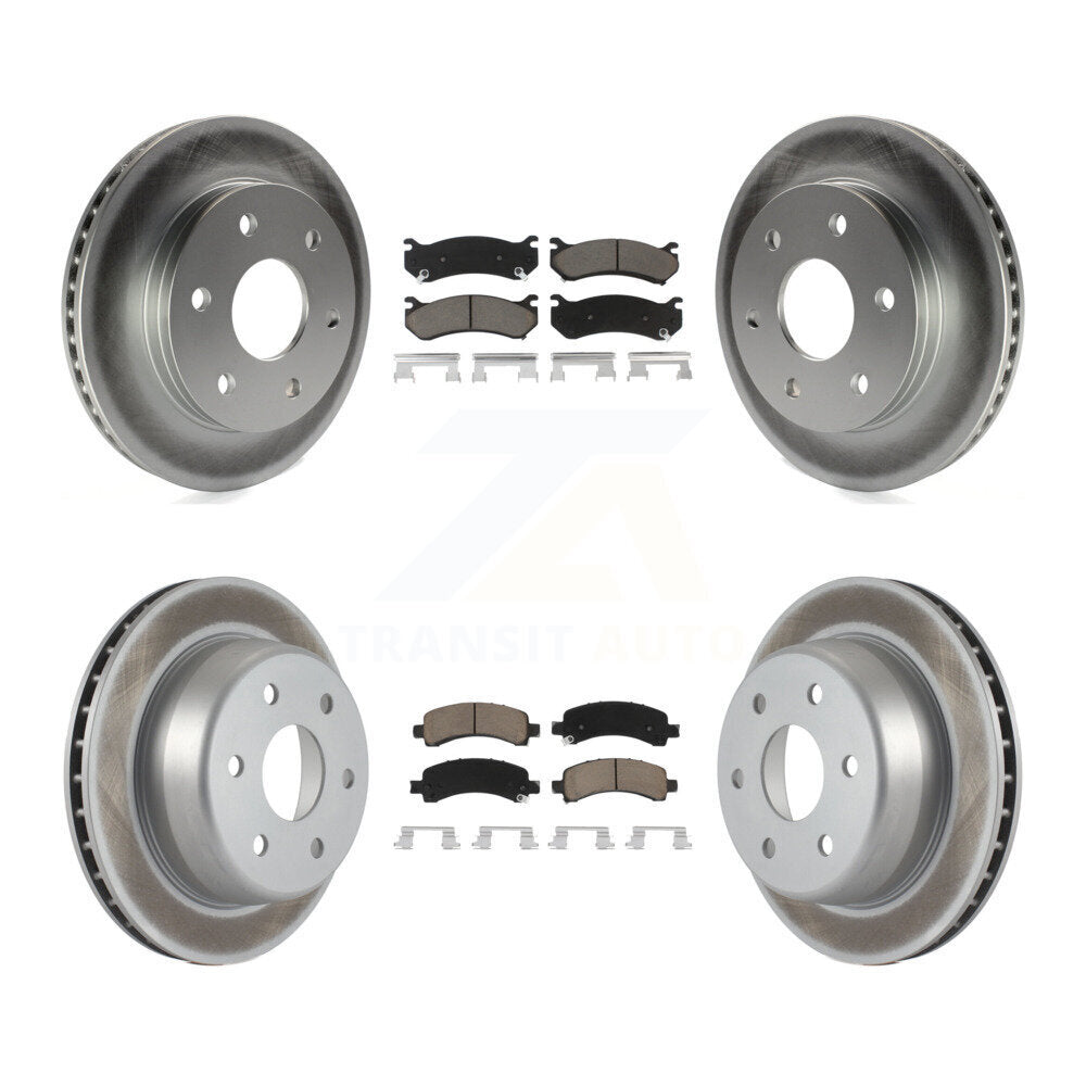 Coated Upgrade Brake Kit For 2004 Chevrolet Express 1500 KGC-100691 Transit Auto