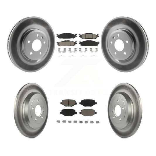 Coated Upgrade Brake Kit For 2018 Ford Explorer Without Heavy Duty Brakes KGC-100696 Transit Auto