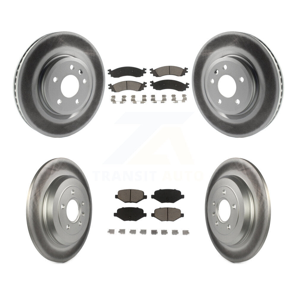 Coated Upgrade Brake Kit For 2012 Ford Taurus SHO KGC-100698 Transit Auto