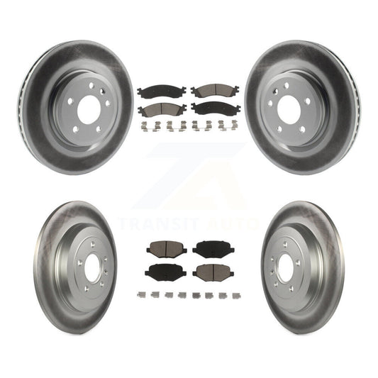Coated Upgrade Brake Kit For 2010 Ford Taurus SHO KGC-100698 Transit Auto
