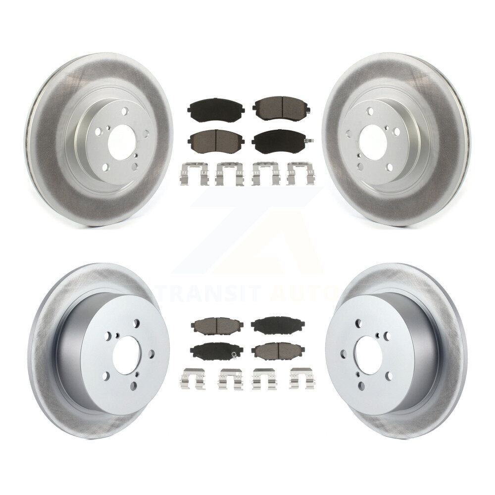 Coated Upgrade Brake Kit For 2005 Subaru Outback Turbocharged. With 292mm Diameter Front Rotor KGC-100717 Transit Auto