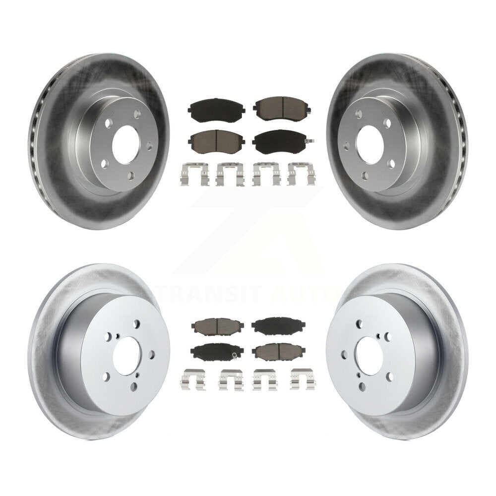 Coated Upgrade Brake Kit For 2005 Subaru Legacy i/Limited. With 277mm Diameter Front Rotor KGC-100720 Transit Auto