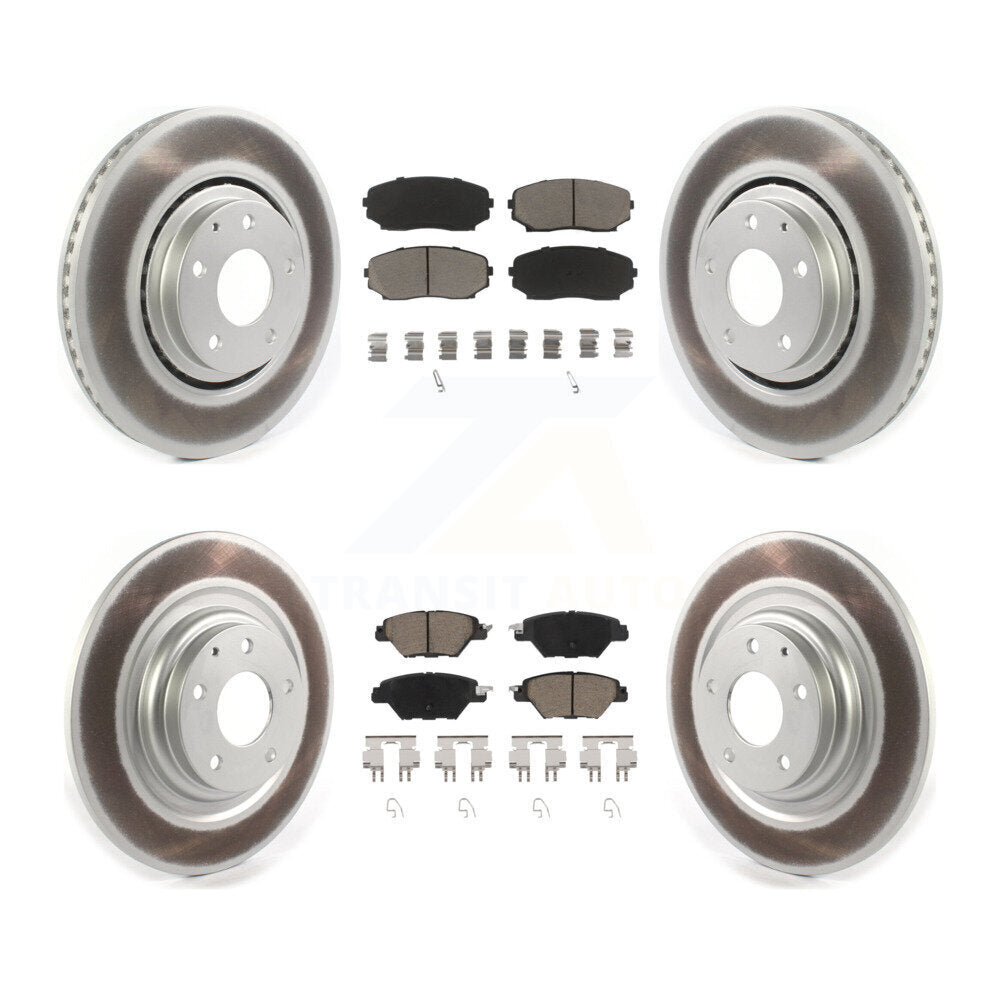 Coated Upgrade Brake Kit For 2017 Mazda CX-9 KGC-100728 Transit Auto