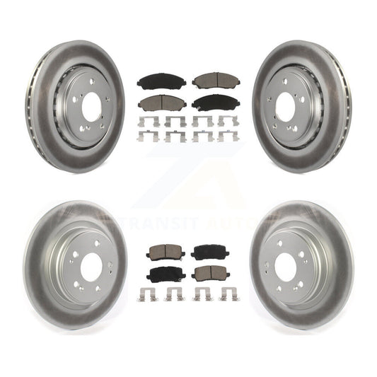 Coated Upgrade Brake Kit For 2017 Acura MDX KGC-100733 Transit Auto