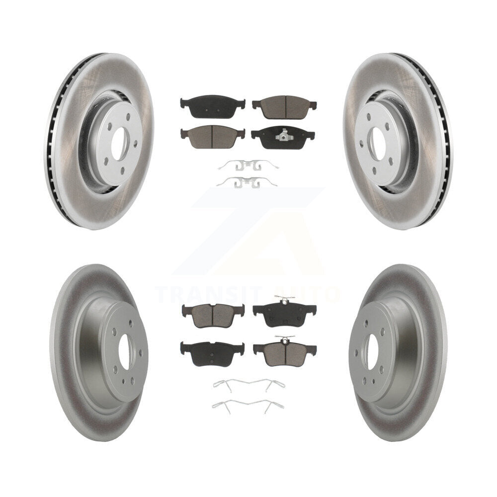 Coated Upgrade Brake Kit For 2017 Lincoln MKC KGC-100738 Transit Auto
