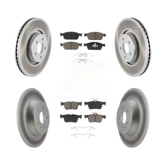 Coated Upgrade Brake Kit For 2015 Lincoln MKC KGC-100738 Transit Auto