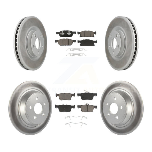 Coated Upgrade Brake Kit For 2015 Ford Edge With 316mm Diameter Front Rotor KGC-100739 Transit Auto
