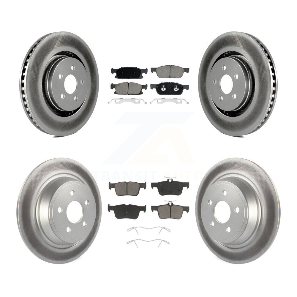 Coated Upgrade Brake Kit For 2020 Lincoln MKZ 3.0L KGC-100744 Transit Auto
