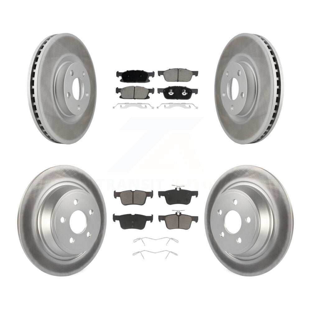 Coated Upgrade Brake Kit For 2020 Lincoln Continental With 316mm Diameter Front Rotor KGC-100747 Transit Auto