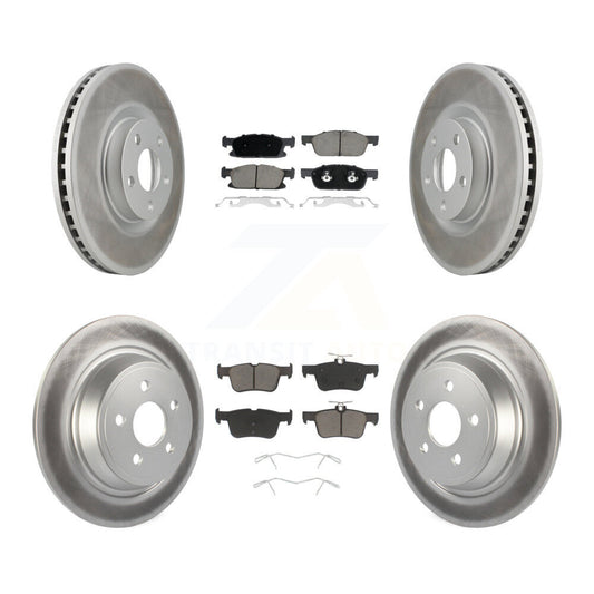 Coated Upgrade Brake Kit For 2018 Lincoln Continental With 316mm Diameter Front Rotor KGC-100747 Transit Auto