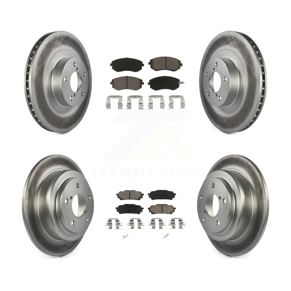 Coated Upgrade Brake Kit For 2004 Subaru Forester KGC-100750 Transit Auto