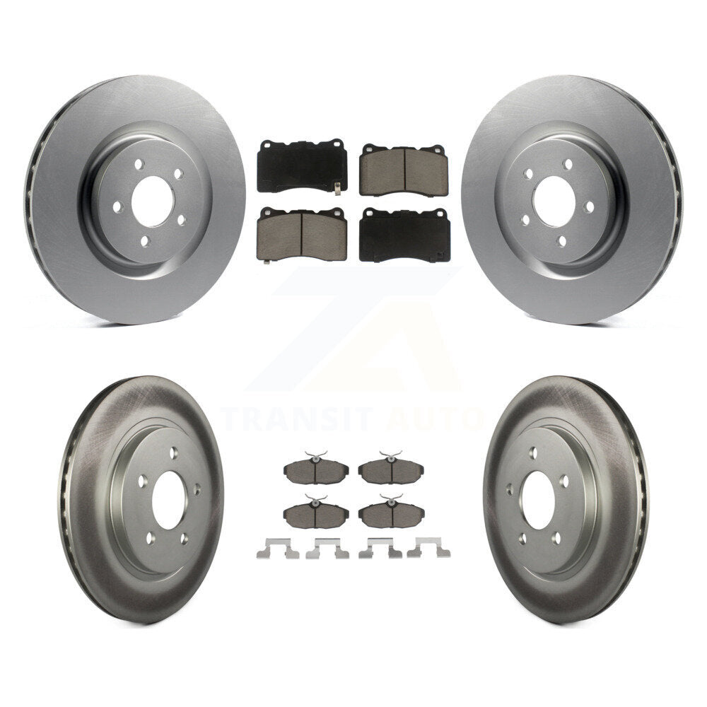 Coated Upgrade Brake Kit For 2007 Ford Mustang Shelby GT500 KGC-100754 Transit Auto