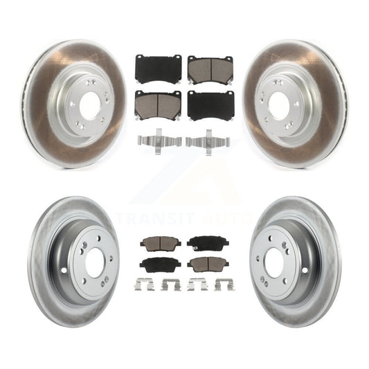 Coated Upgrade Brake Kit For 2013 Hyundai Genesis 3.8L KGC-100762 Transit Auto