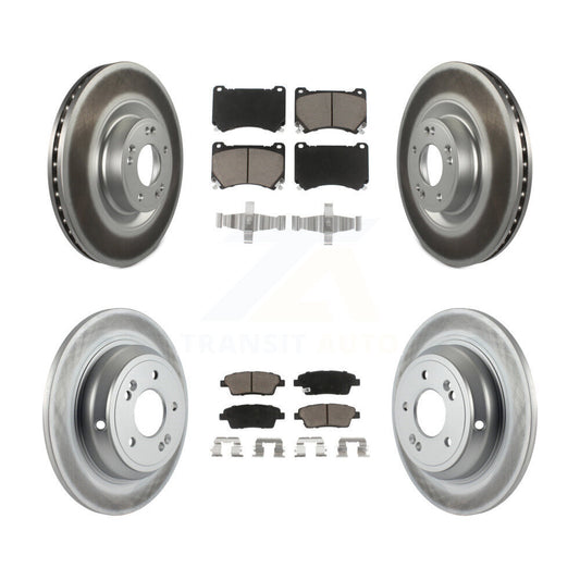 Coated Upgrade Brake Kit For 2012 Hyundai Genesis 5.0L KGC-100763 Transit Auto
