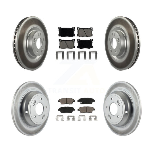 Coated Upgrade Brake Kit For 2015 Hyundai Genesis 3.8L KGC-100764 Transit Auto