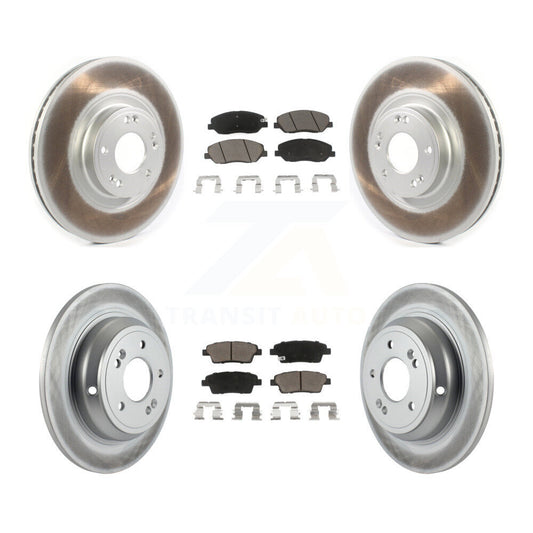 Coated Upgrade Brake Kit For 2012 Hyundai Genesis 3.8L KGC-100769 Transit Auto
