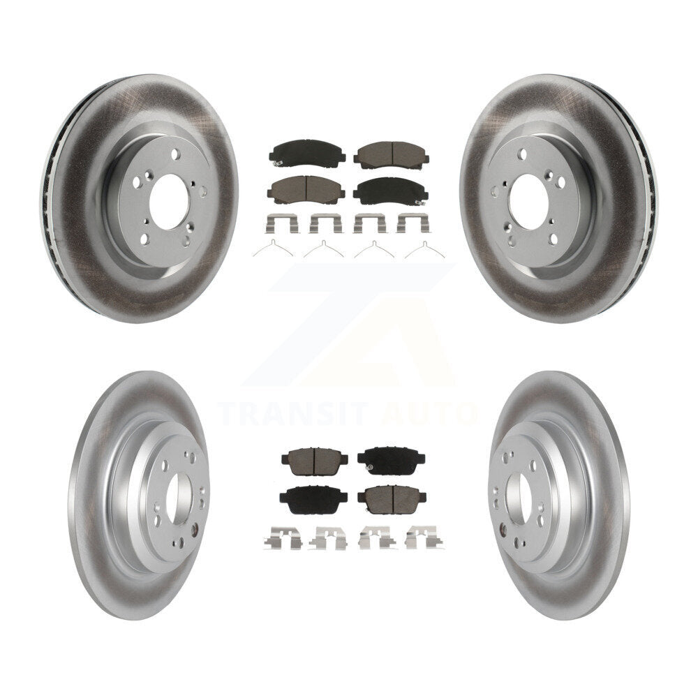 Coated Upgrade Brake Kit For 2012 Acura TL KGC-100817 Transit Auto