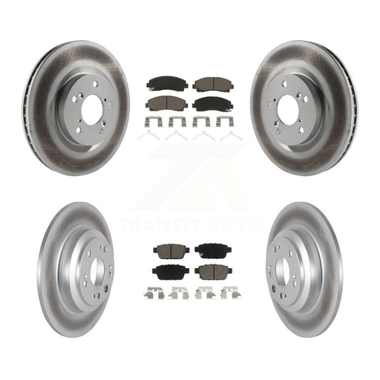 Coated Upgrade Brake Kit For 2009 Acura TL KGC-100817 Transit Auto