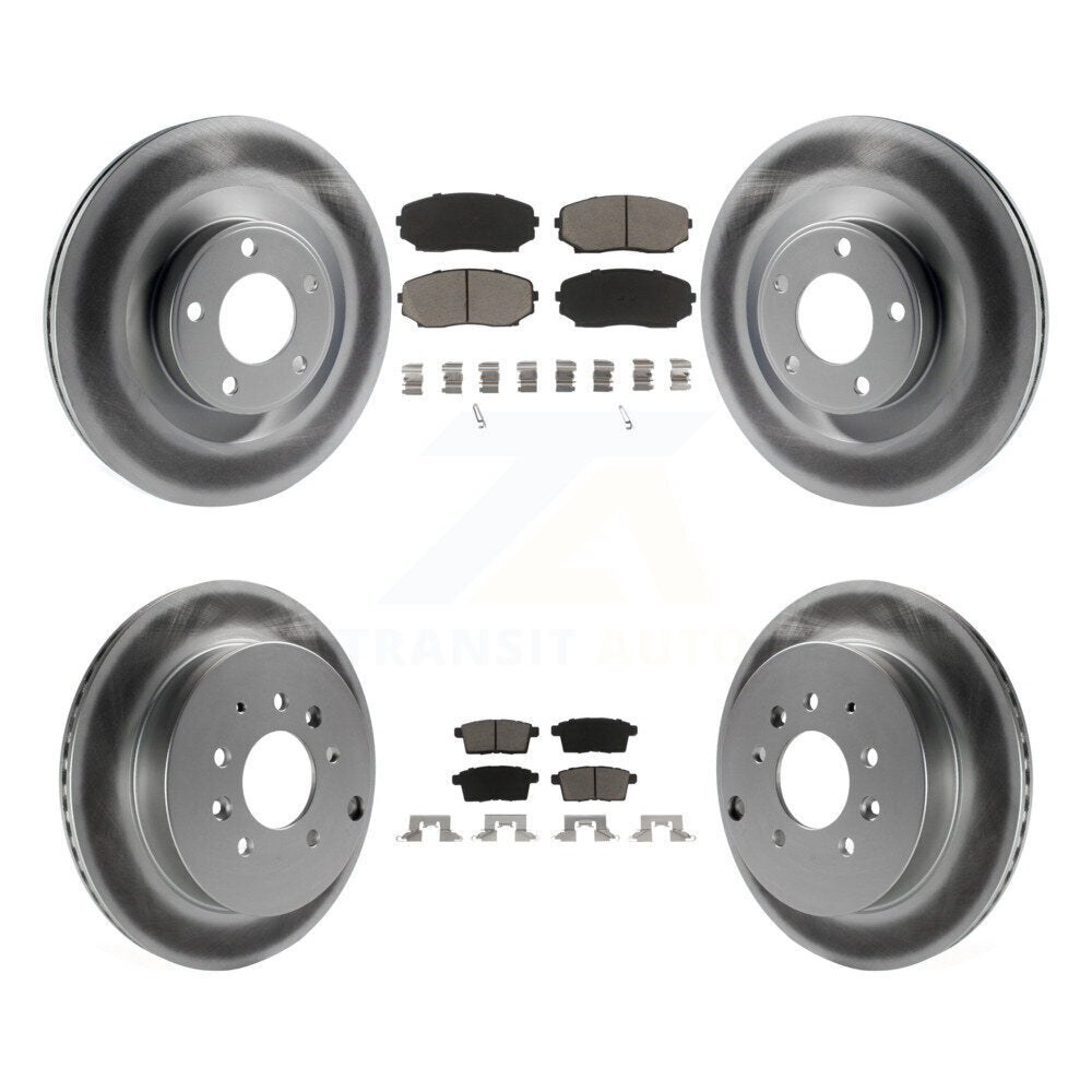 Coated Upgrade Brake Kit For 2010 Ford Edge KGC-100838 Transit Auto