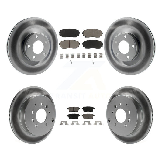 Coated Upgrade Brake Kit For 2007 Ford Edge AWD KGC-100838 Transit Auto