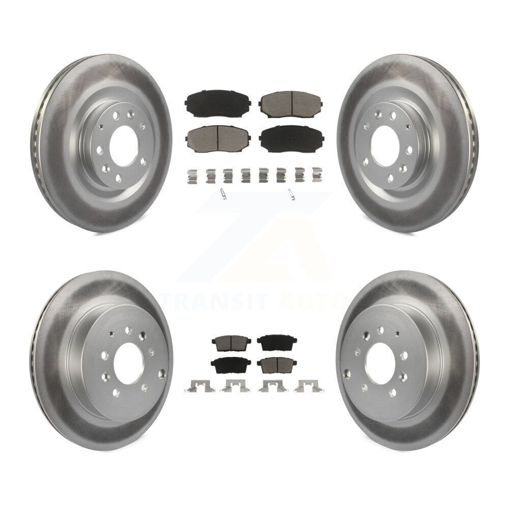 Coated Upgrade Brake Kit For 2008 Mazda CX-9 KGC-100840 Transit Auto
