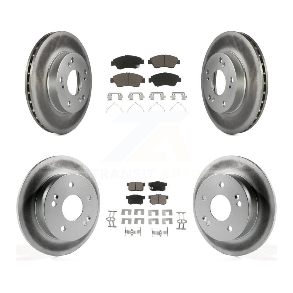 Coated Upgrade Brake Kit For 2005 Acura RSX Base KGC-100868 Transit Auto