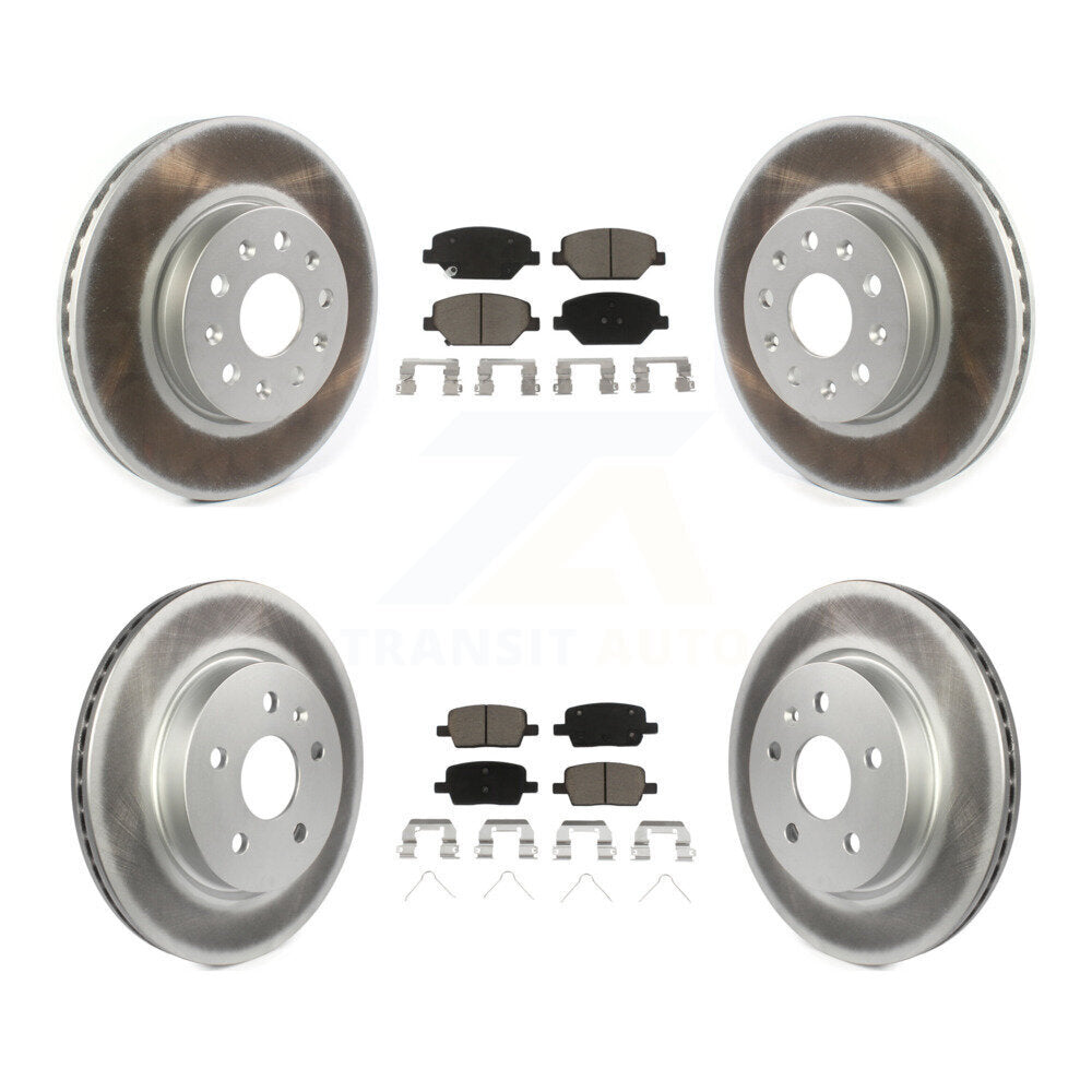Coated Upgrade Brake Kit For 2019 Chevrolet Camaro LT/LS. Without Brembo Calipers KGC-100883 Transit Auto