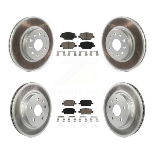 Coated Upgrade Brake Kit For 2017 Chevrolet Camaro LT/LS. Without Brembo Calipers KGC-100883 Transit Auto