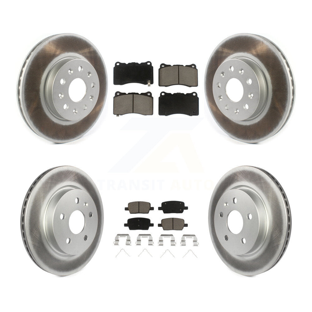 Coated Upgrade Brake Kit For 2018 Chevrolet Camaro LT/LS. With Brembo Calipers KGC-100884 Transit Auto