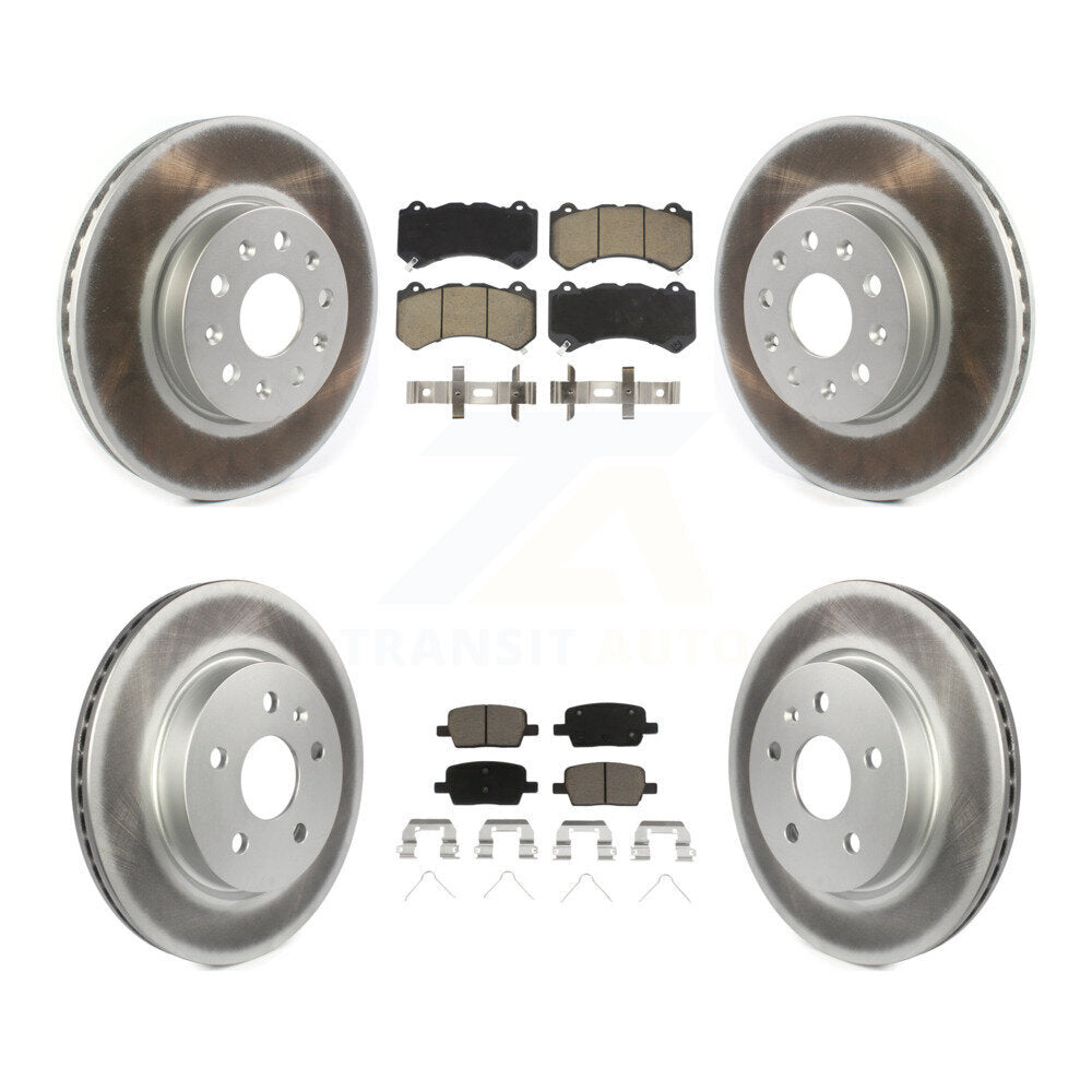 Coated Upgrade Brake Kit For 2020 Chevrolet Camaro LT/LS. With 6 Piston Front Brembo Calipers KGC-100886 Transit Auto
