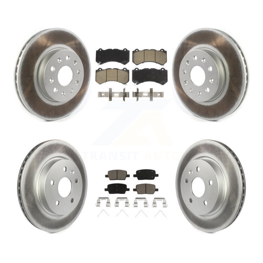 Coated Upgrade Brake Kit For 2019 Chevrolet Camaro LT/LS. With 6 Piston Brembo Calipers KGC-100886 Transit Auto